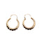 Boucles d'oreilles Petite créoles rondes 58 Facettes