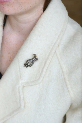 Broche Broche ancienne diamants et perles 58 Facettes