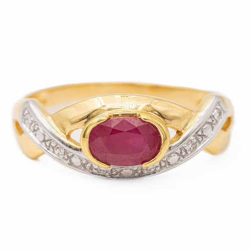 Bague 55 Bague Or jaune Rubis 58 Facettes 2593497CD