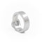 Bague 53 Chopard Bague Happy Diamond Or blanc Diamant 58 Facettes 2025673CN