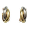 Boucles d'oreilles Boucles d'oreilles Cartier, "Trinity", trois ors, grand modèle 58 Facettes 31721