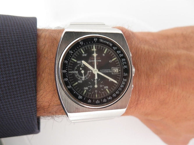 Montre vintage montre OMEGA speedmaster 125 en acier 42 mm chrono automatique 58 Facettes 253594