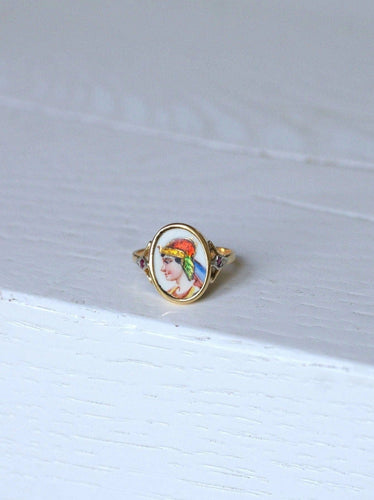 Bague Bague Art Déco Egyptomania 58 Facettes