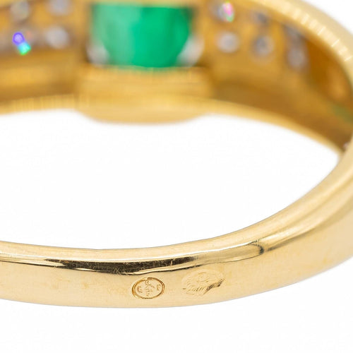 Bague 56 Bague Or jaune Emeraude 58 Facettes 2682324CD