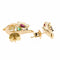 Boucles d'oreilles Boucles d'oreilles Or jaune Emeraude 58 Facettes 1719179CN