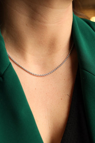 Collier Chopard Collier Chaine Or blanc 58 Facettes 1956158CN