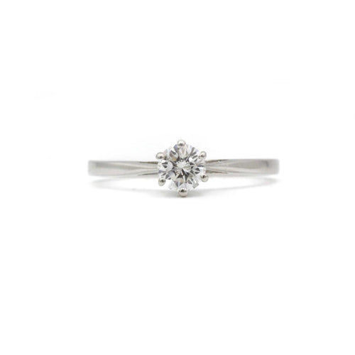 Bague 55 Solitaire Or & Diamant 0.35ct 58 Facettes 220335R