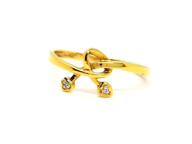 Bague 56 Bague Or jaune Diamant 58 Facettes 863489CD