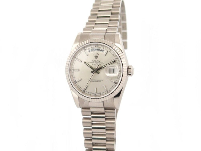 Montre montre ROLEX day date saturday president or 18k fullset 58 Facettes 256121