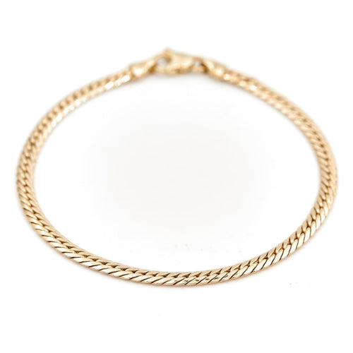 Bracelet Bracelet Maille anglaise Or jaune 58 Facettes 1641354CN