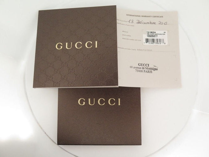 Montre montre GUCCI dive acier caoutchouc noir boite quartz 58 Facettes 256002