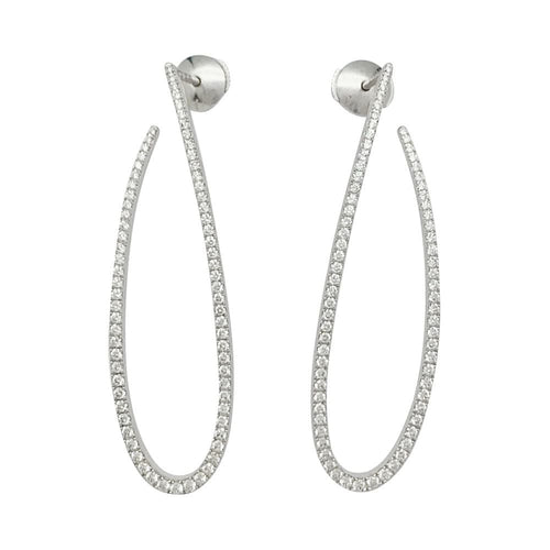 Boucles d'oreilles Boucles d'oreilles Messika, "Gatsby", or blanc, diamants. 58 Facettes 31952