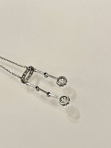 Collier Collier Négligé Or Diamants 58 Facettes 1060844