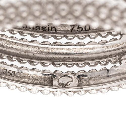 Bague 48 Mauboussin Bague Alliance Premier jour Or blanc 58 Facettes 2433799CN