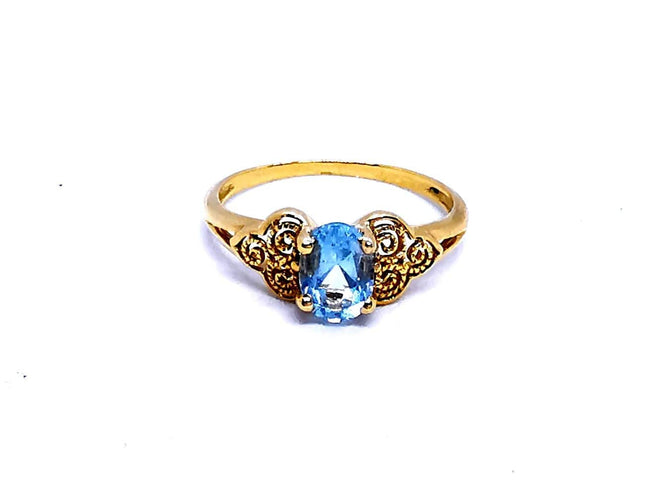 Bague 55 Bague Or jaune Topaze 58 Facettes 894405CD