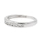 Bague 48 Bague Demi alliance Or blanc Diamant 58 Facettes 2513751CN