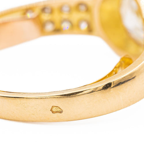 Bague 62 Bague Solitaire Or jaune Diamant 58 Facettes 2455612CN