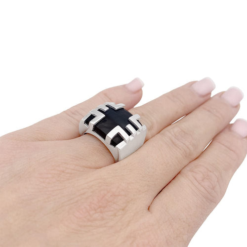 Bague 52 Bague Cartier, "Yijing", or blanc, oeil de faucon. 58 Facettes 33594