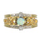 Bague 61 Bague victorienne Diamants Opale 58 Facettes 23124-0058
