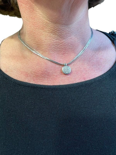 Collier COLLIER MULTI RANGS DIAMANTS 58 Facettes 059351