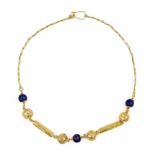 Collier Collier Or jaune Lapis Lazuli 58 Facettes 1907894CN