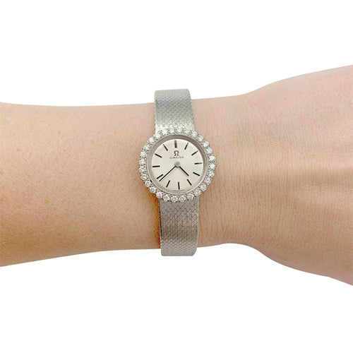 Montre Montre Omega or blanc et diamants. 58 Facettes 31318