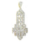 Pendentif Roaring Twenties Sparkle : Suspension Déco Architecturale Vintage 58 Facettes 23346-0135