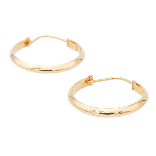 Boucles d'oreilles Boucles d'oreilles Créoles Or jaune 58 Facettes 1599608CN