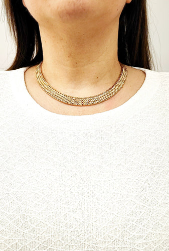 Collier Collier plat en or jaune 58 Facettes RA-543/1