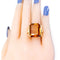 Bague 57.6 Bague Rétro en Or jaune, Citrine 58 Facettes 2F4EA441C5C14EB884C8D70C86286696