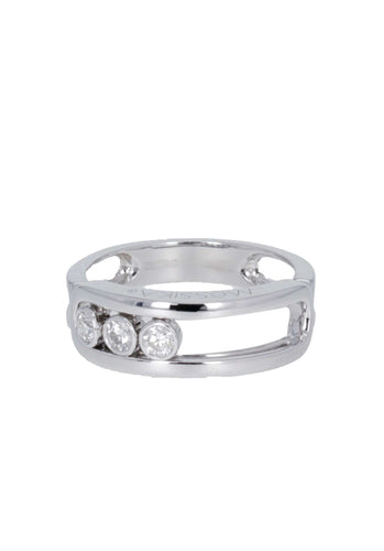 Bague 52 Bague MESSIKA Move Classique en Or Blanc 750/1000 58 Facettes 62718-58557