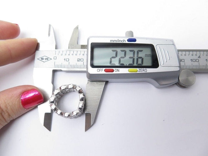 Bague 48 bague MAUBOUSSIN je le veux 5 rangs t48 49 or blanc 18k & diamants 58 Facettes 237061