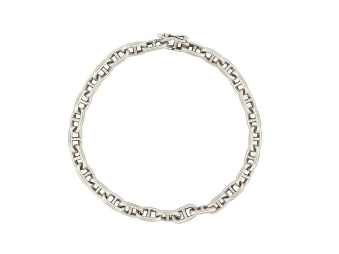 Bracelet vintage bracelet HERMES chaine d'ancre mini de percin en argent 925 58 Facettes 256618