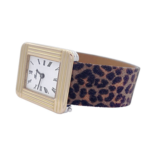 Montre Montre Poiray, "Ma Première", plaqué or, acier. 58 Facettes 32270