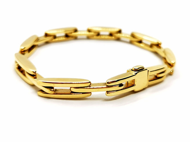 Bracelet Bracelet Maille grain de riz Or jaune 58 Facettes 1292208CN