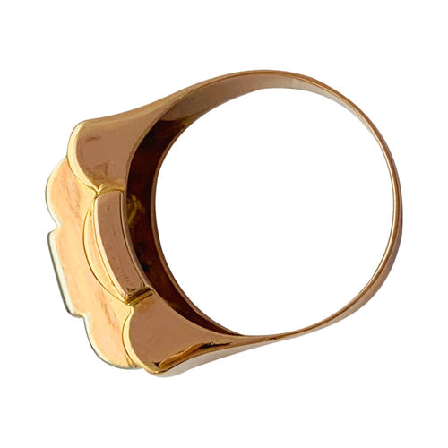 Bague 54 Bague tank or rose, blanc et diamants. 58 Facettes 31897