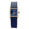 Montre Montre Cartier "Tank Must" argent plaqué or, cadran laqué bleu. 58 Facettes 33539