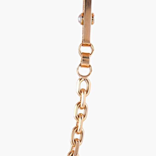 Collier Collier Maillons rectangulaires Perles 58 Facettes