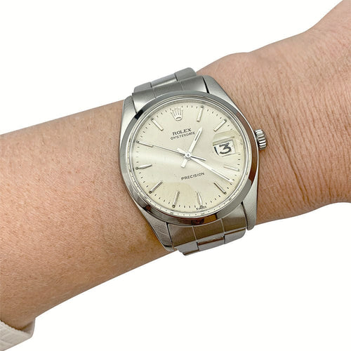 Montre Montre Rolex "Oyster Date" en acier. 58 Facettes 31445