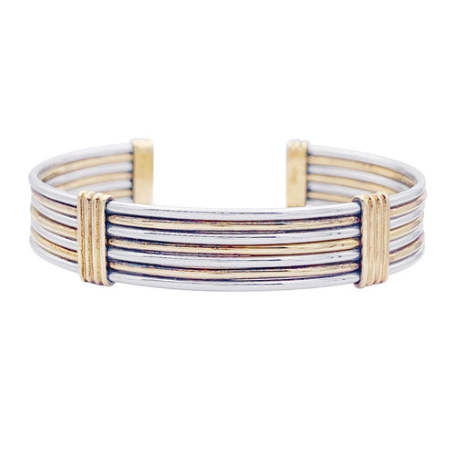 Bracelet Bracelet Cartier or jaune et acier. 58 Facettes 32095