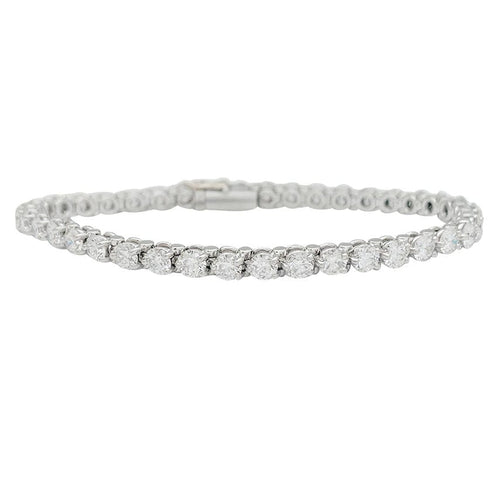 Bracelet Bracelet ligne Cartier, "Lignes Essentielles", platine, diamants. 58 Facettes 31146