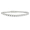 Bracelet Bracelet ligne Cartier, "Lignes Essentielles", platine, diamants. 58 Facettes 31146