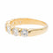 Bague 53 Bague Demi alliance Or jaune Diamant 58 Facettes 2686083CN