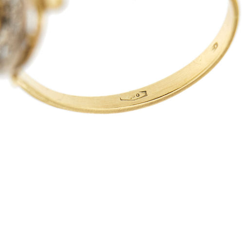 Bague 61 Bague émeraude et diamants 58 Facettes 29688