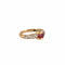 Bague 52 BAGUE EDOM OR & RUBIS 58 Facettes BO/230023