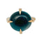 Bague 50 Bague Pomellato "Veleno" en or rose, topaze blue london. 58 Facettes 31402