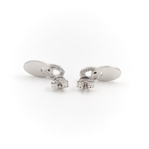 Boucles d'oreilles Boucles d'oreilles Puces Or blanc Diamant 58 Facettes 1641616CN