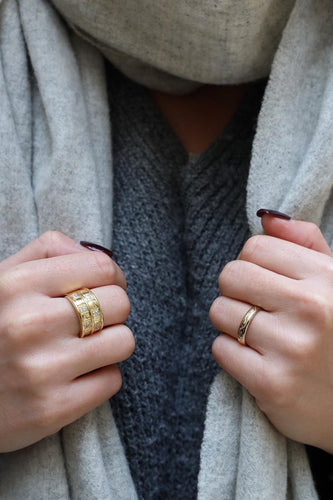 Bague 53 Bague Bandeau Or jaune Diamant 58 Facettes 2031592CN