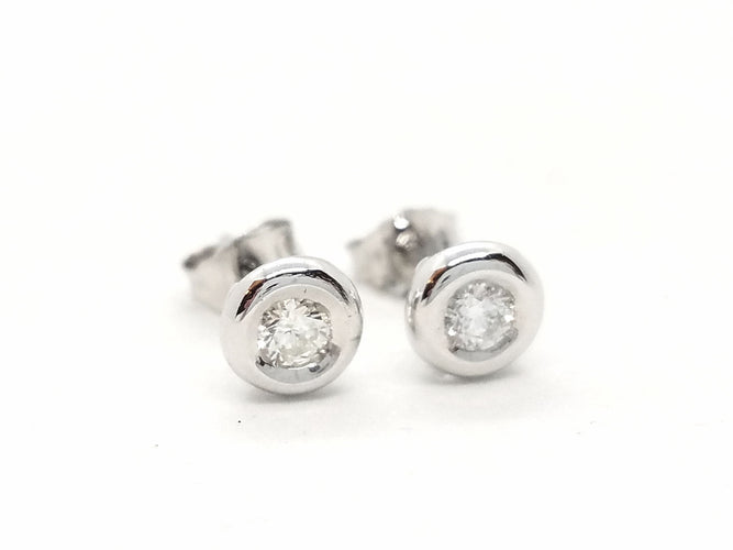 Boucles d'oreilles Boucles d'oreilles Or blanc Diamant 58 Facettes 579260RV