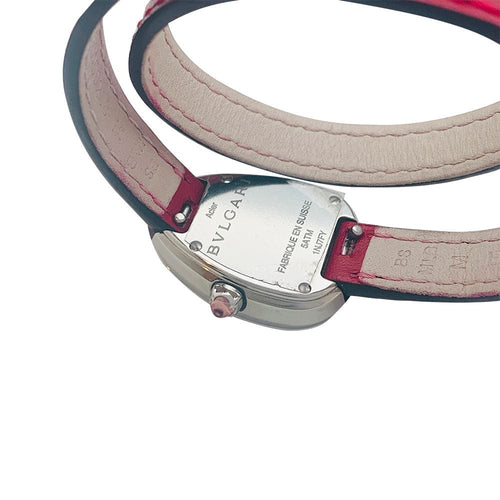 Montre Montre Bulgari "Serpenti" en acier, cuir. 58 Facettes 31326